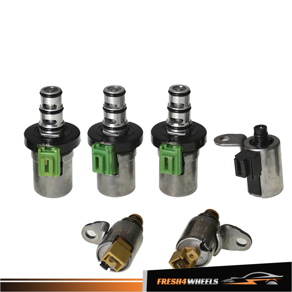 6pcs Transmission Solenoid Valve Kit For Ford 4F27E FNR5 5-Speed Automatic