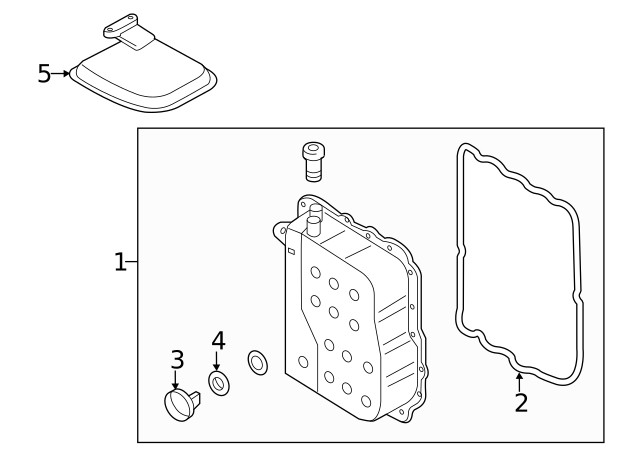 Genuine Hyundai Side Cover 45280-3F850
