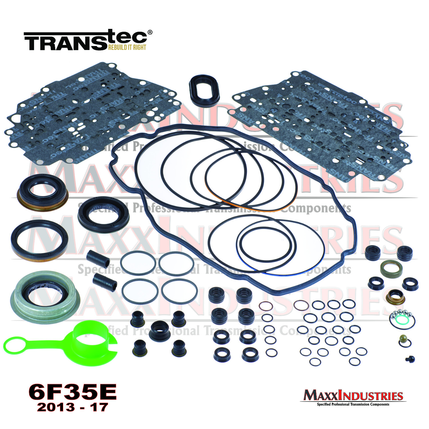 for 6F35 Transmission Rebuild Kit + Book TransTec 2013-on Ford Lincoln Mazda