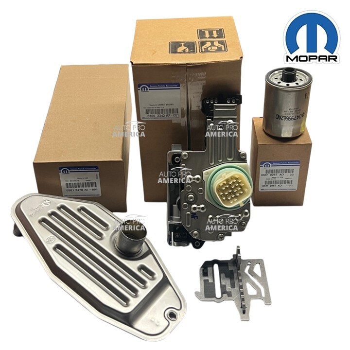 GENUINE OEM MOPAR Solenoid TRS Plate & Trans Filters 99-18 RAM 545RFE 68RFE 4×4