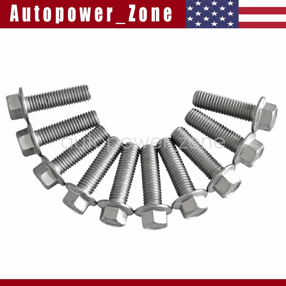 Bellhousing Bolts 551652 Hex for Chevy LS/LT 4L60E/TH350/TH400/700R4/200R4 TRANS