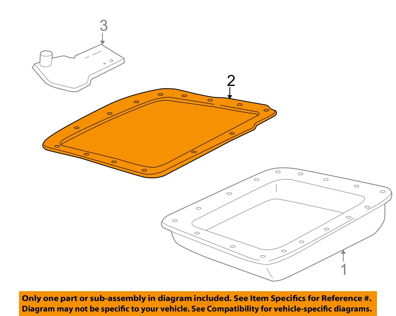 GM OEM 03-20 CTS Transmission Transmission Components-Trans Pan Gasket 96042862