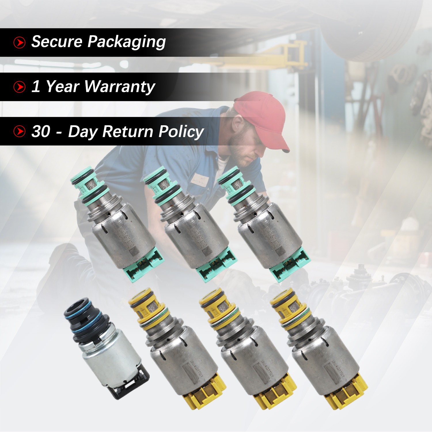 Shift Solenoid Kit For 6T45E 6T40 Chevy Buick Cruze LaCrosse Malibu