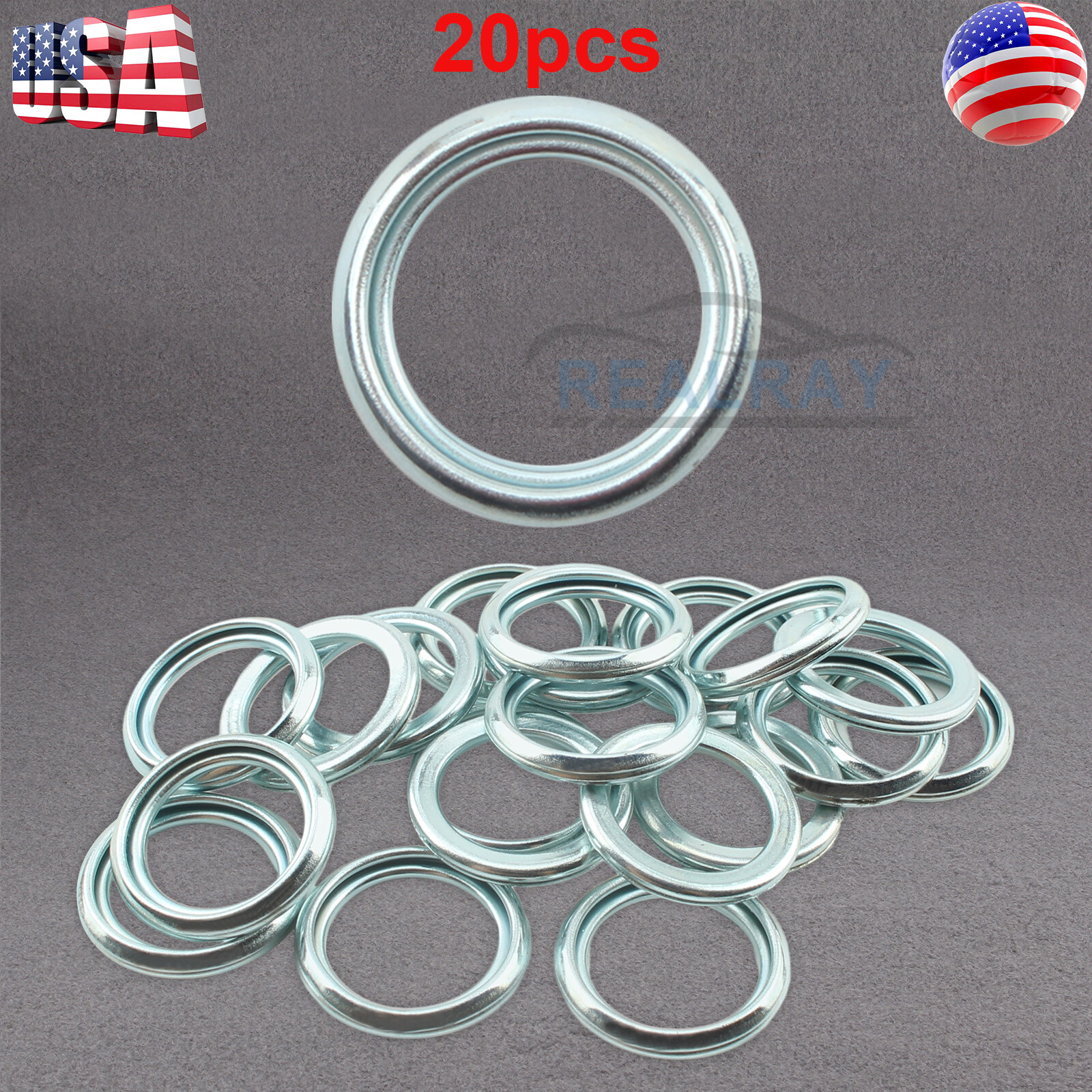 Transmission Fluid Drain Plug Crush Washers Gaskets for Toyota Lexus 35178-30010