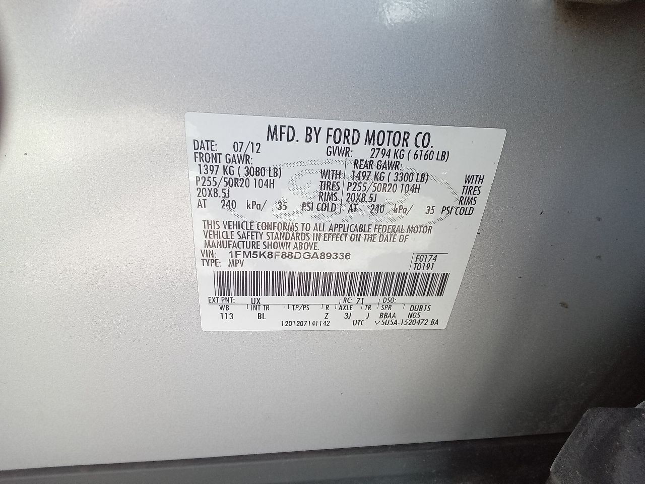 Transfer Case AWD Fits 07-15 MKX 33149406