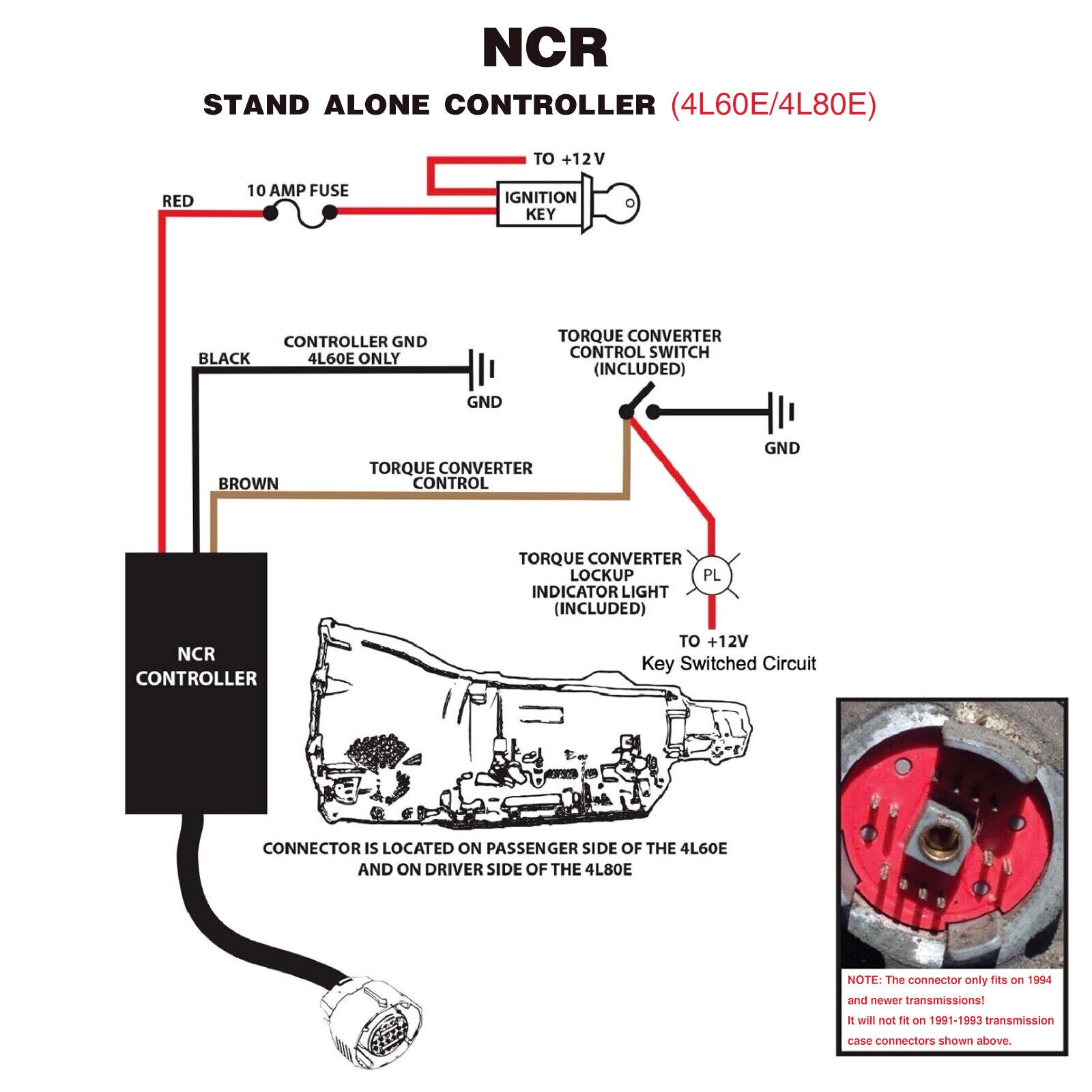 4L80E Stand Alone Controller Manual Shift Conversion NCR80E Easy to Install