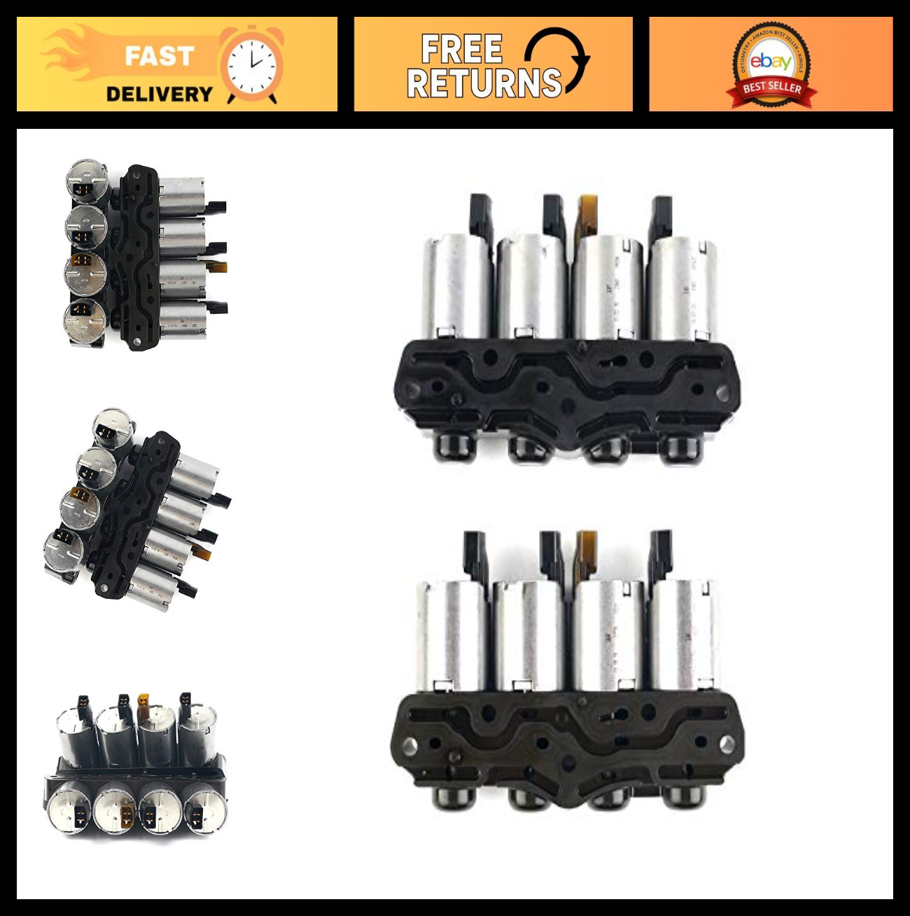 7 Speed DSG Transmission Solenoid Kit Compatible with VW, Skoda, Seat (2 Pcs)
