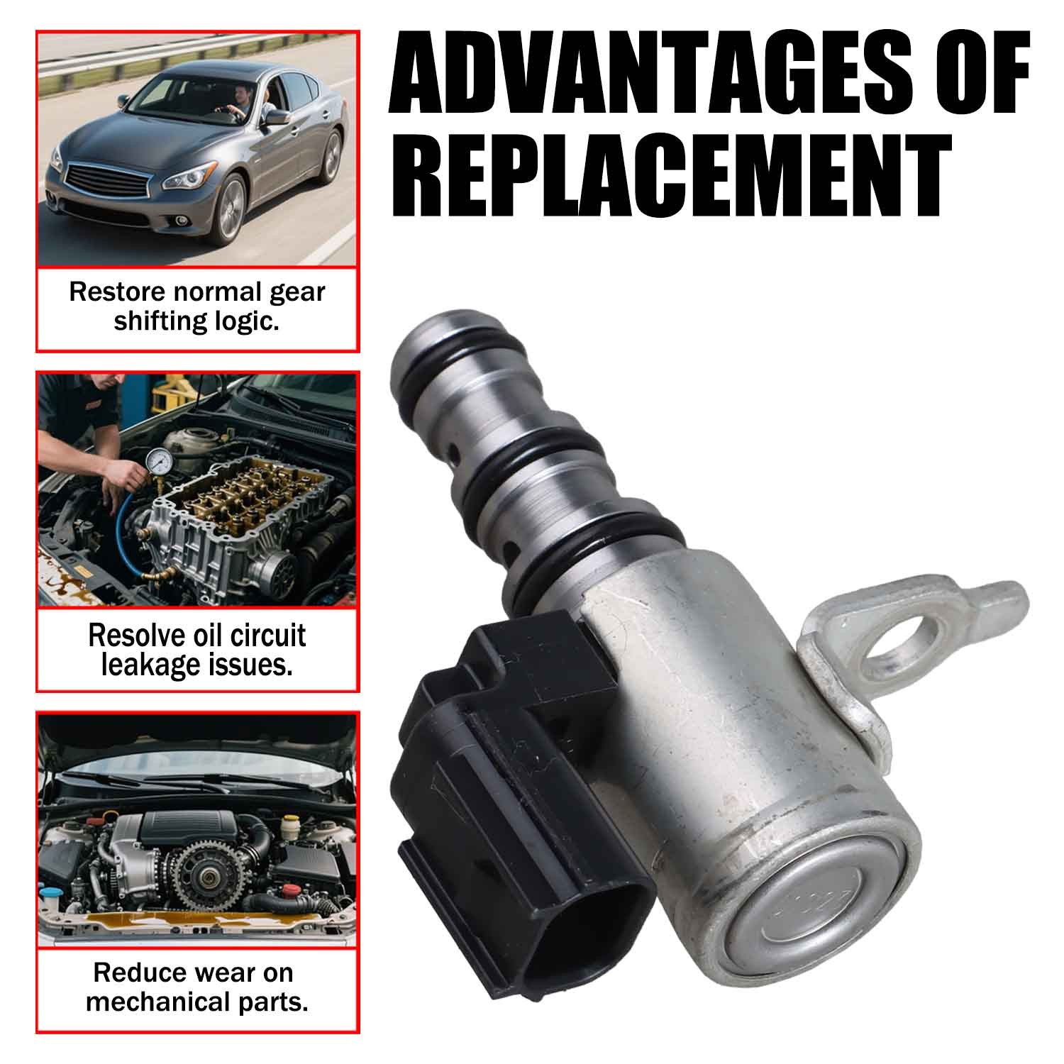 8DCT MDSA M4JA Automatic Transmission Solenoid For 16-20 Acura TLX ILX us