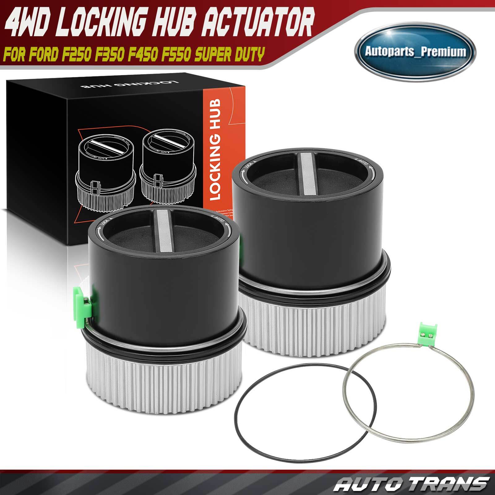 2pcs Front 4WD Auto Locking Hub for Ford F-250 F350 F450 F550 Super Duty Lincoln