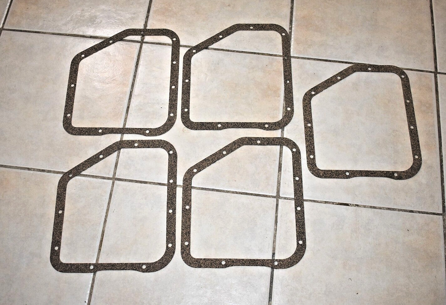 QTY 5 CORK -RUBBER TRANSMISSION PAN GASKET GM 1976-1987 TH200 TH200C