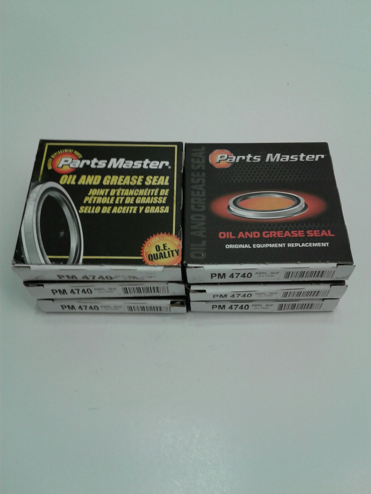 Parts Master PM 4740 Oil and Grease Seal 21756 (Pack of 6)