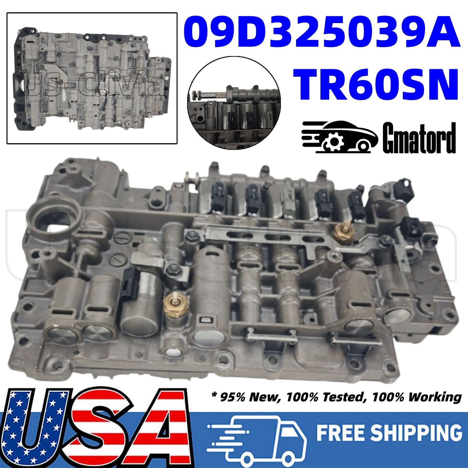 09D325039A TR60SN Transmission Valve Body For Audi Q7 Porsche Cayenne VW Touareg