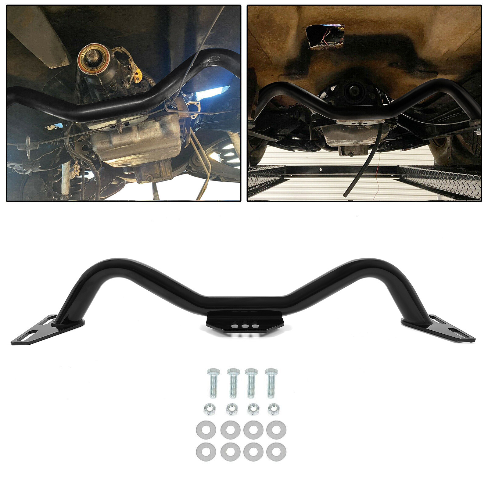 Transmission Crossmember Adjustable Mount For 63-87 Chevy GMC C10 C20 2WD Trucks