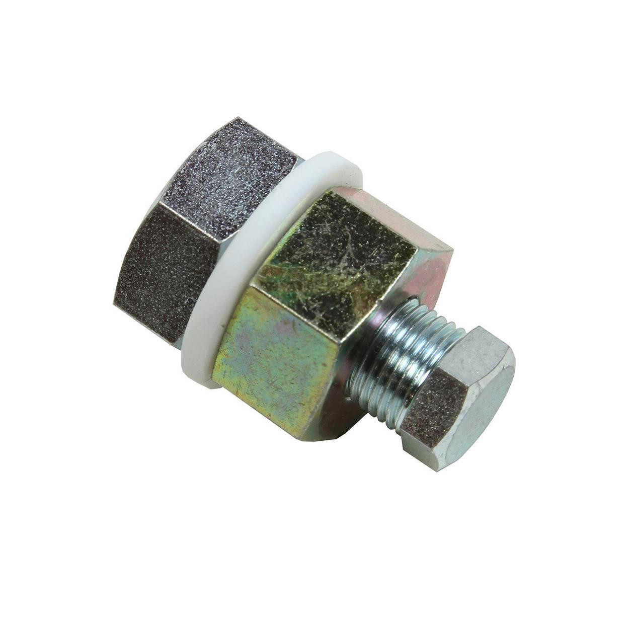 B&M Transmission Drain Plug – Universal drain plug kit; may require custom insta