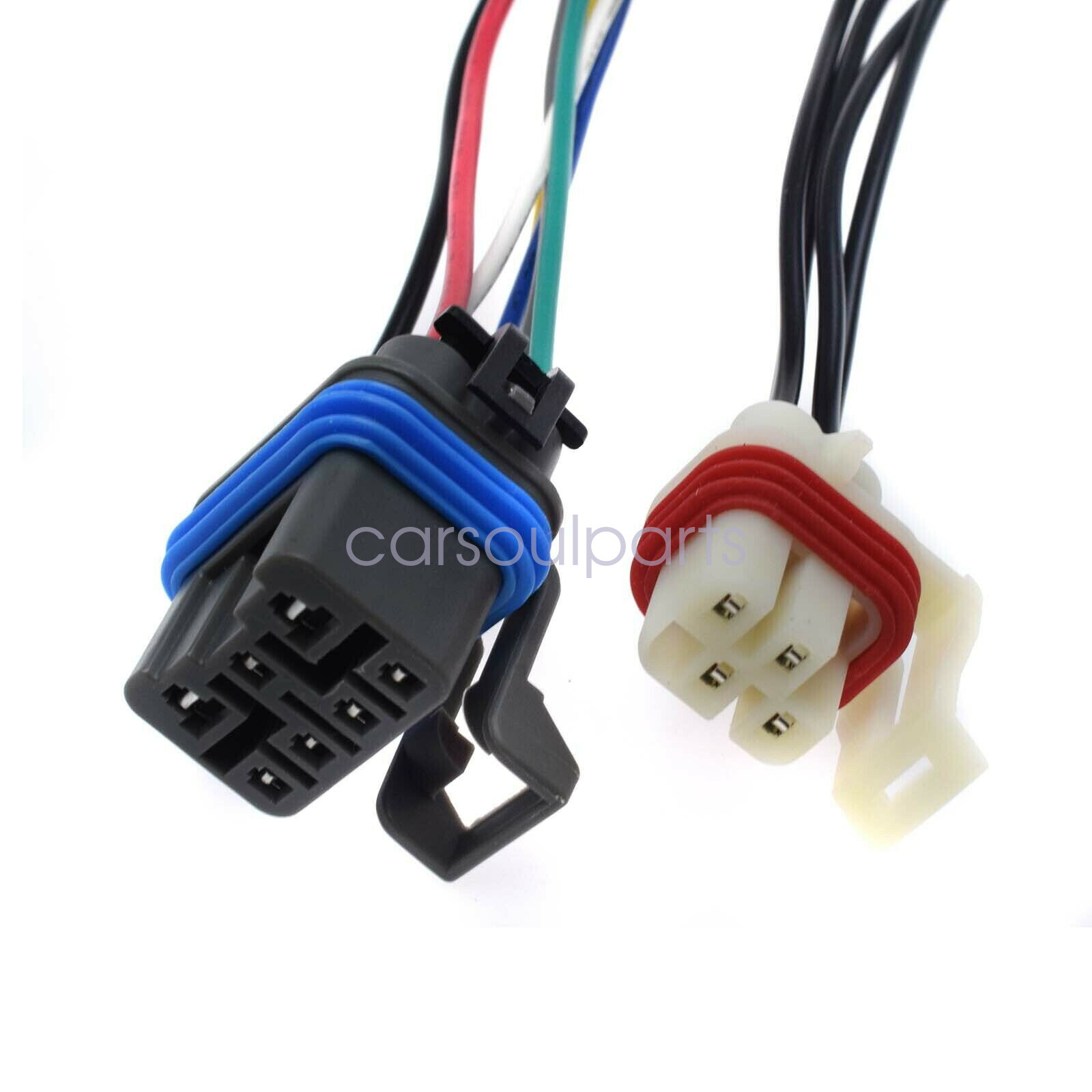 2pcs Neutral Safety Switch Connector Wire Harness 7-PIN &4-PIN fit Chevrolet GMC