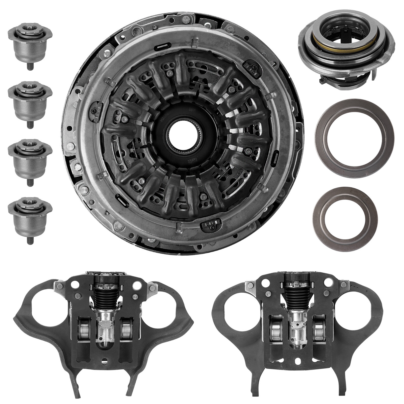 Transmission Dual Clutch Fork Kit DPS6 6DCT250 For 2012-2019 Ford Focus Fiesta