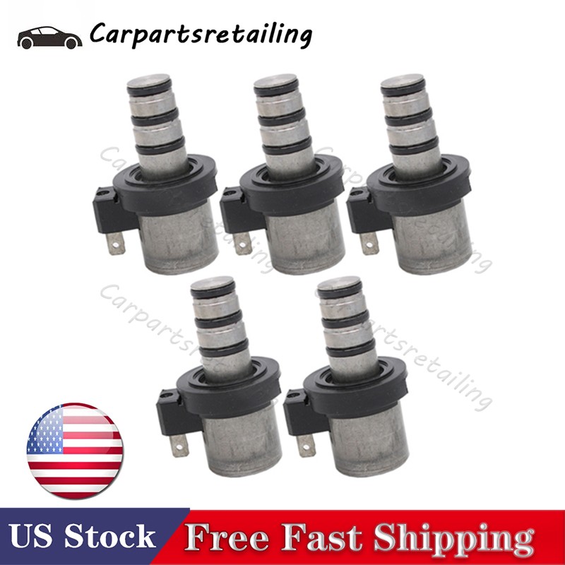 5Pcs Transmission Shift Solenoid for Hyundai Kia Mitsubishi F4A41 F4A42 F4A51 US
