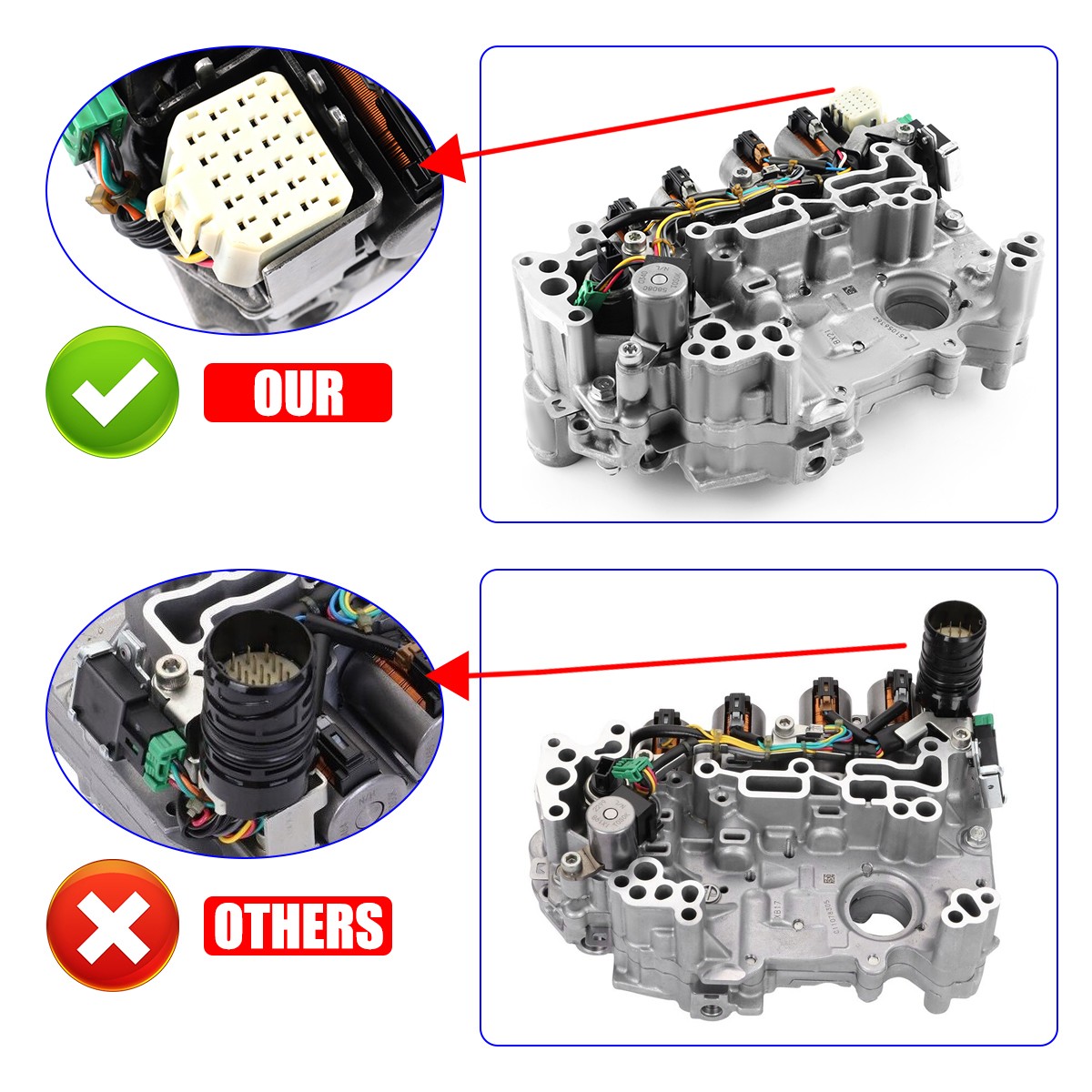 JF015E RE0F11A Valve Body W/ Solenoids For 2014-up Nissan Sentra 1.8L Versa 1.6L