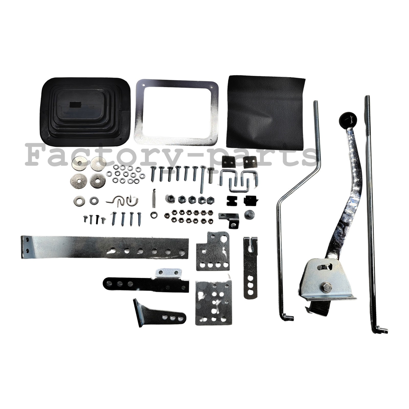 Universal 3-4 Speed Automatic Floor Shifter For Ford C4 C6 GM 700R4 TH400 TH350
