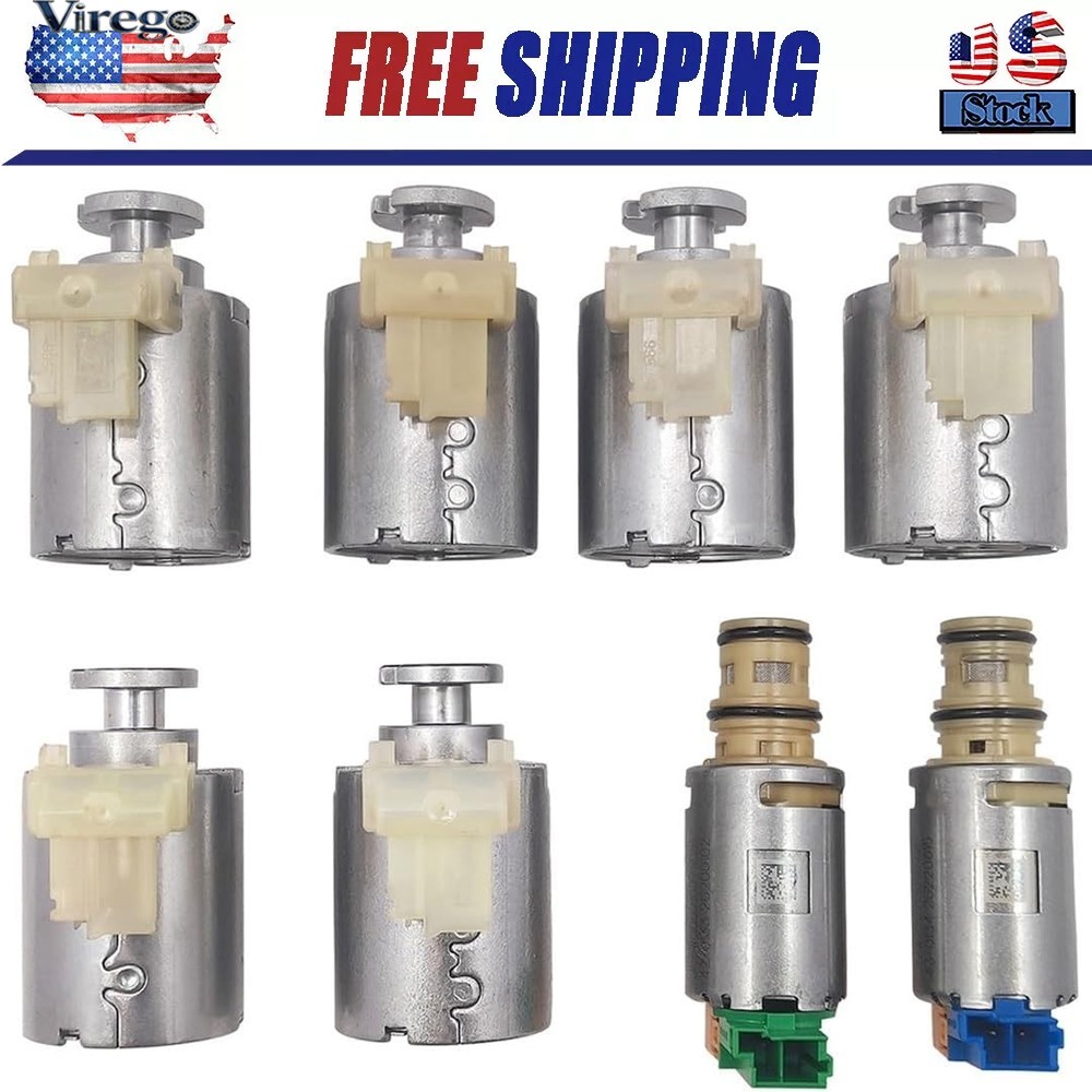 10R60 10R80 Automatic Transmission Solenoid Kit 8Pcs for Ford Lincoln