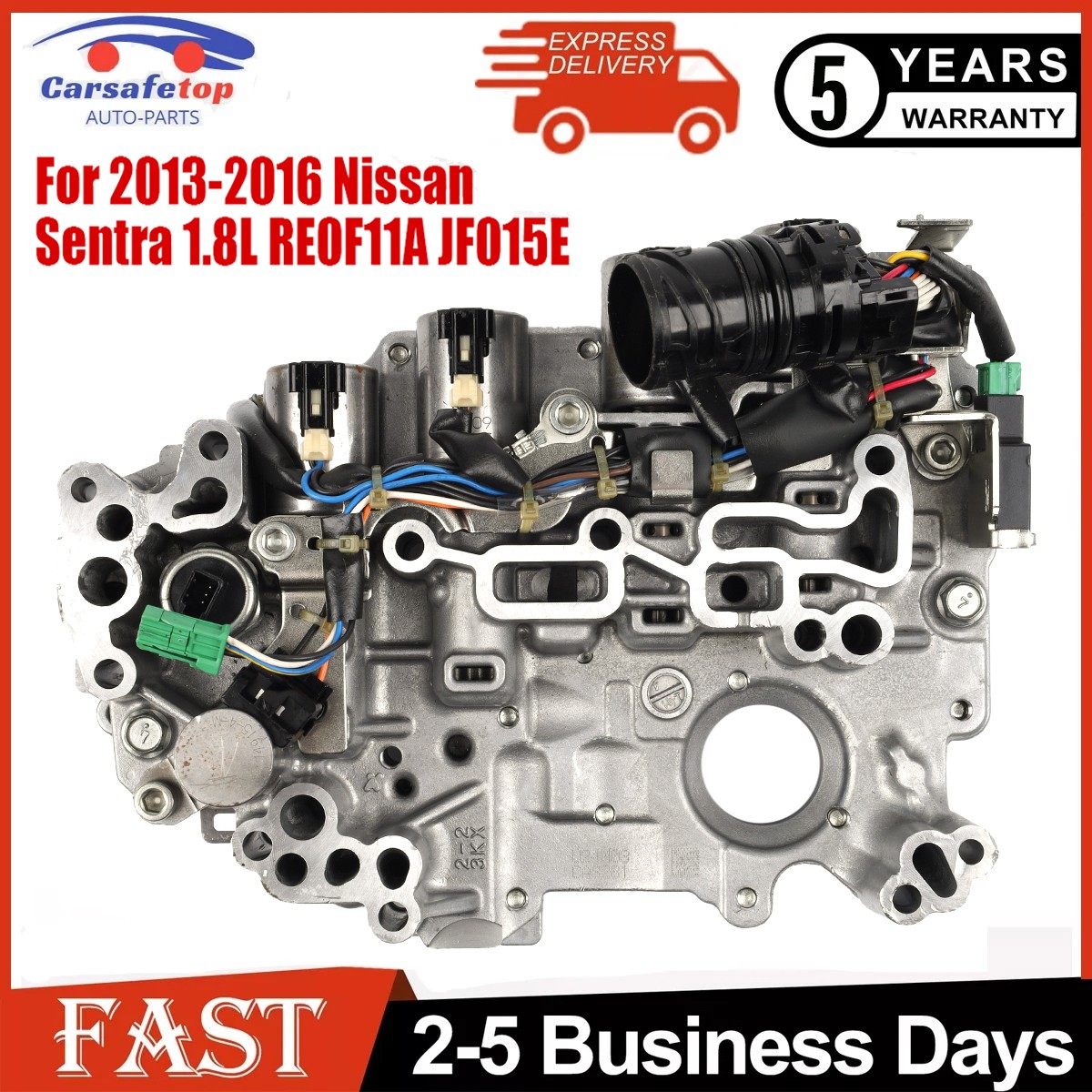 OEM RE0F11A JF015E CVT Transmission Valve Body for 2012-up Nissan Sentra Versa.，