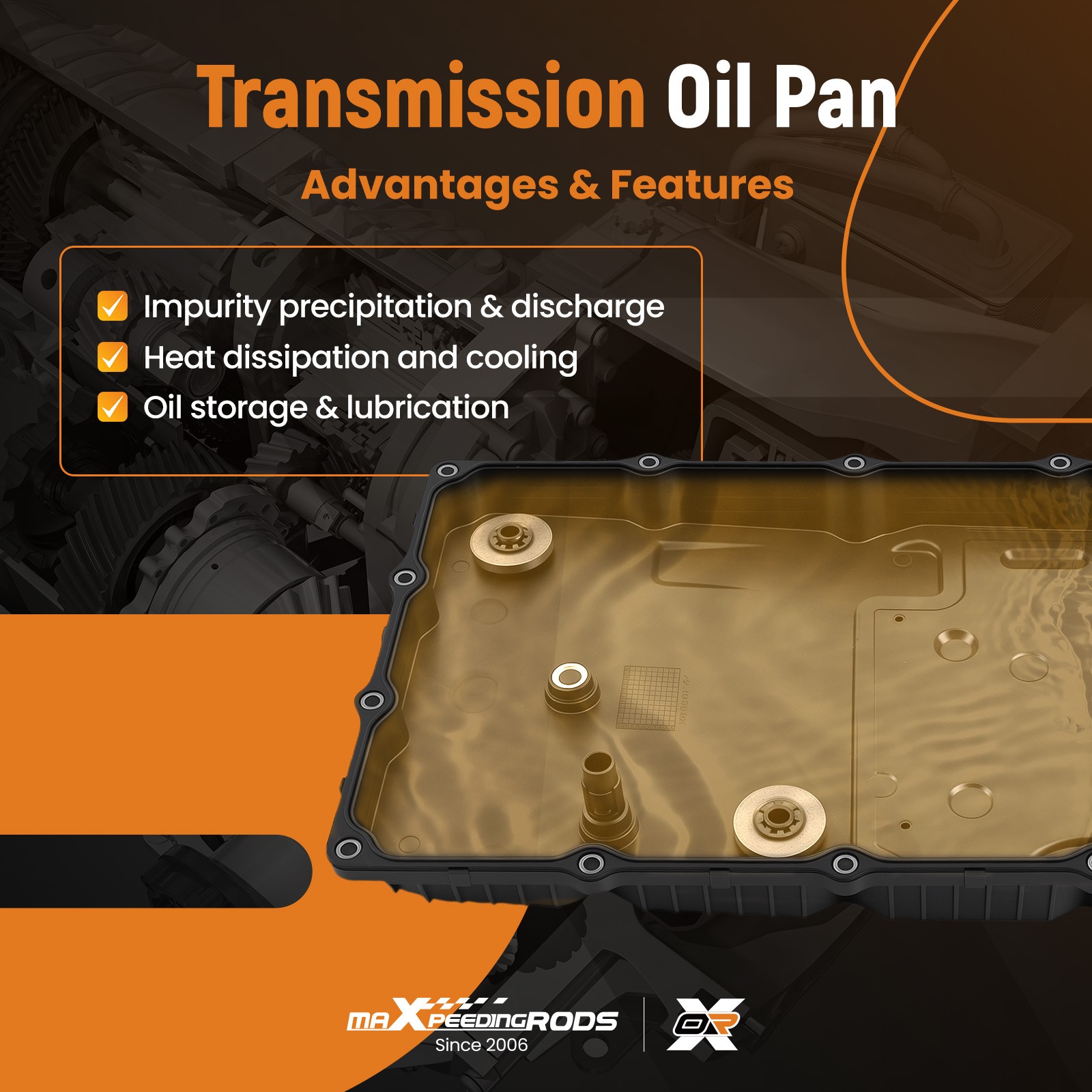 Engine Oil Pan for Kia K900 Stinger 2015-2020 452804E000 Replacement