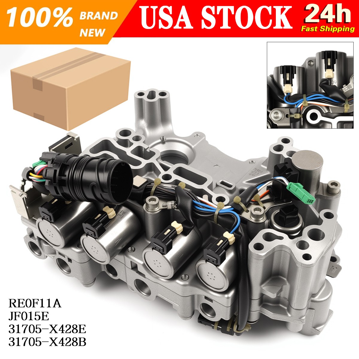CVT Transmission Valve Body For 2013-2015 Nissan Sentra Versa L4 1.8L 31705X420B