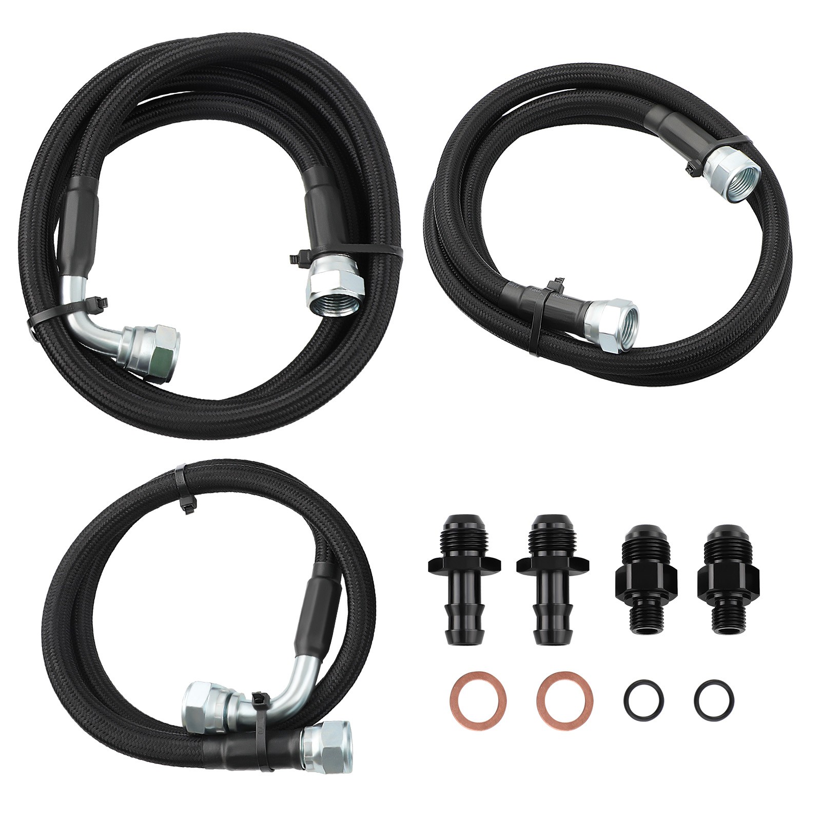 48RE Transmission Cooler Hoses Lines Kit For 2003 2004-2006-2007 Dodge Ram 5.9L