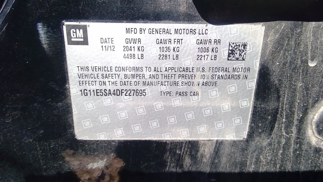 Automatic Transmission 6 Speed Opt MH8 Fits 13 MALIBU 253006