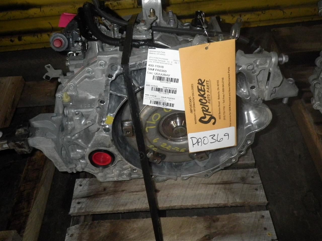 8 Speed Automatic Transmission UB80E FWD B2A23B10195 Fits 18-24 CAMRY