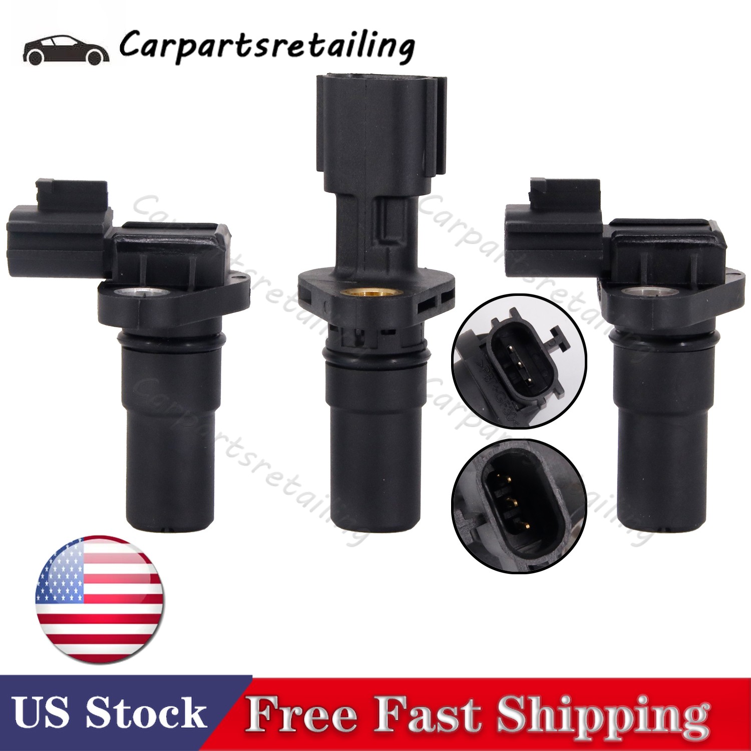 3 Speed Sensors 31935-1XF00 319351XF01 F119283A for Nissan Altima Rogue Infiniti
