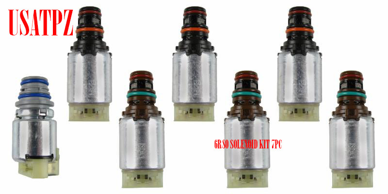 2010-2018 Ford Mustang 6R80 Solenoid Kit 7pc Kit OEM Ford 2.3L 3.7L 5.0L