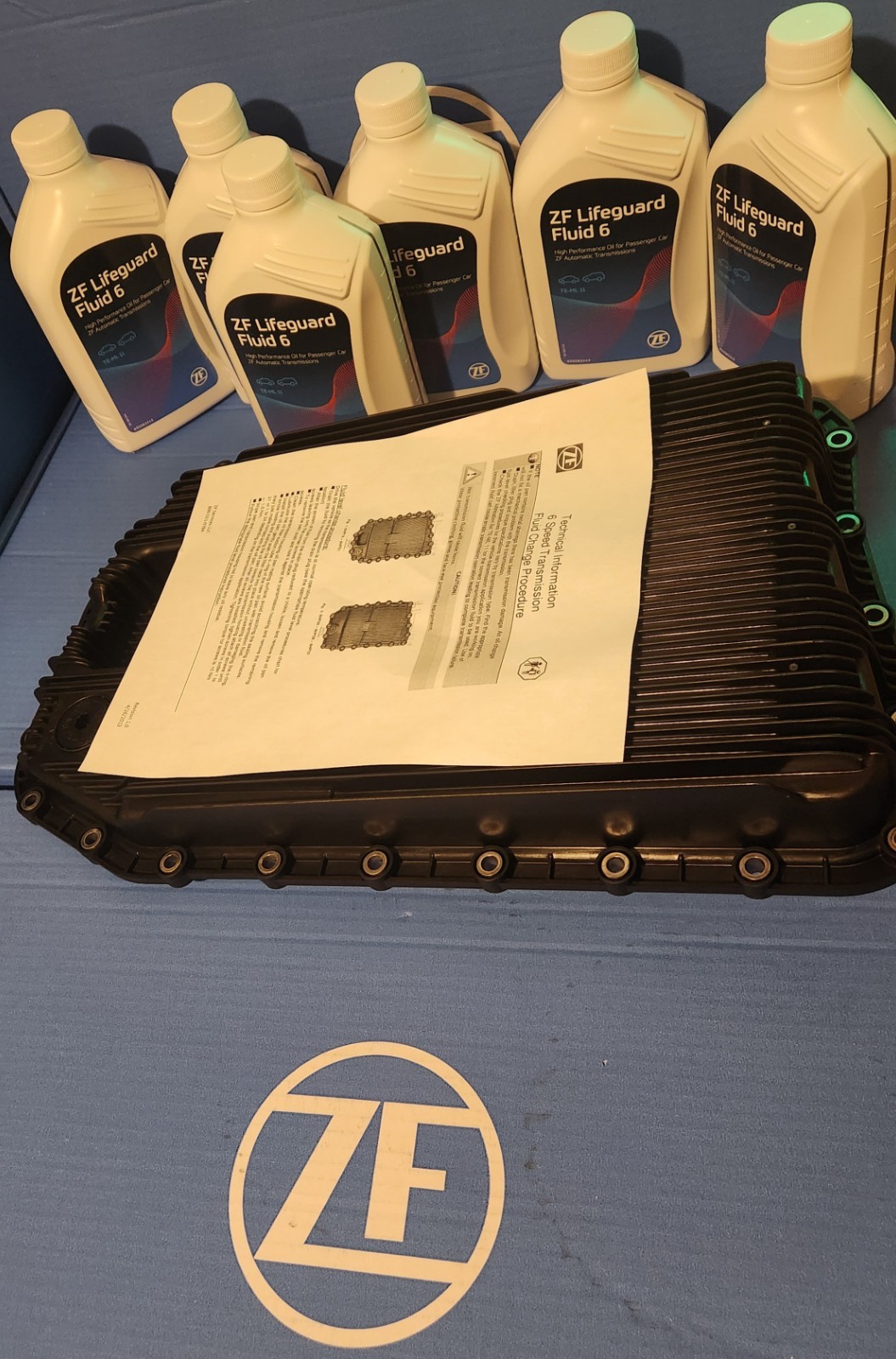 ZF6HP19 ZF6HP21 /X Transmission oil Pan Filter kit & ZF 6 Speed Fluid ( 6 Liter