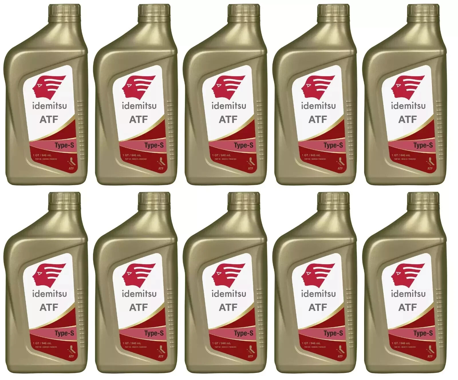 10 OEM ATF Idemitsu Type-J = Type-S Automatic Transmission Fluid for Nissan Infi