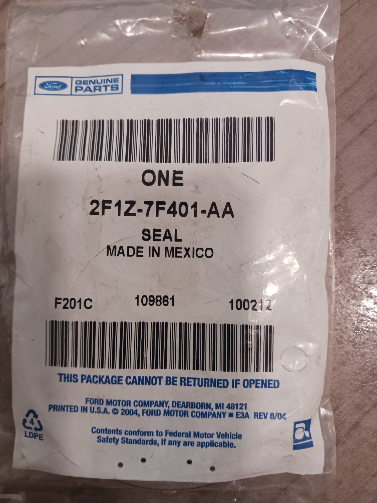 FORD OEM 95-07 Freestar EngineTransaxle-Converter Seal 2F1Z7F401AA