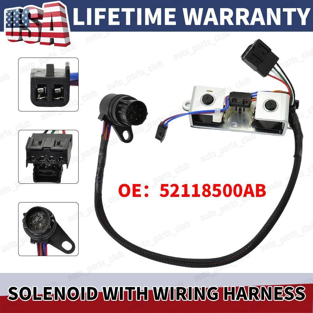 52118500AB Automatic Transmission Solenoid w/Wire for Dodge Ram 2500 3500 Pickup