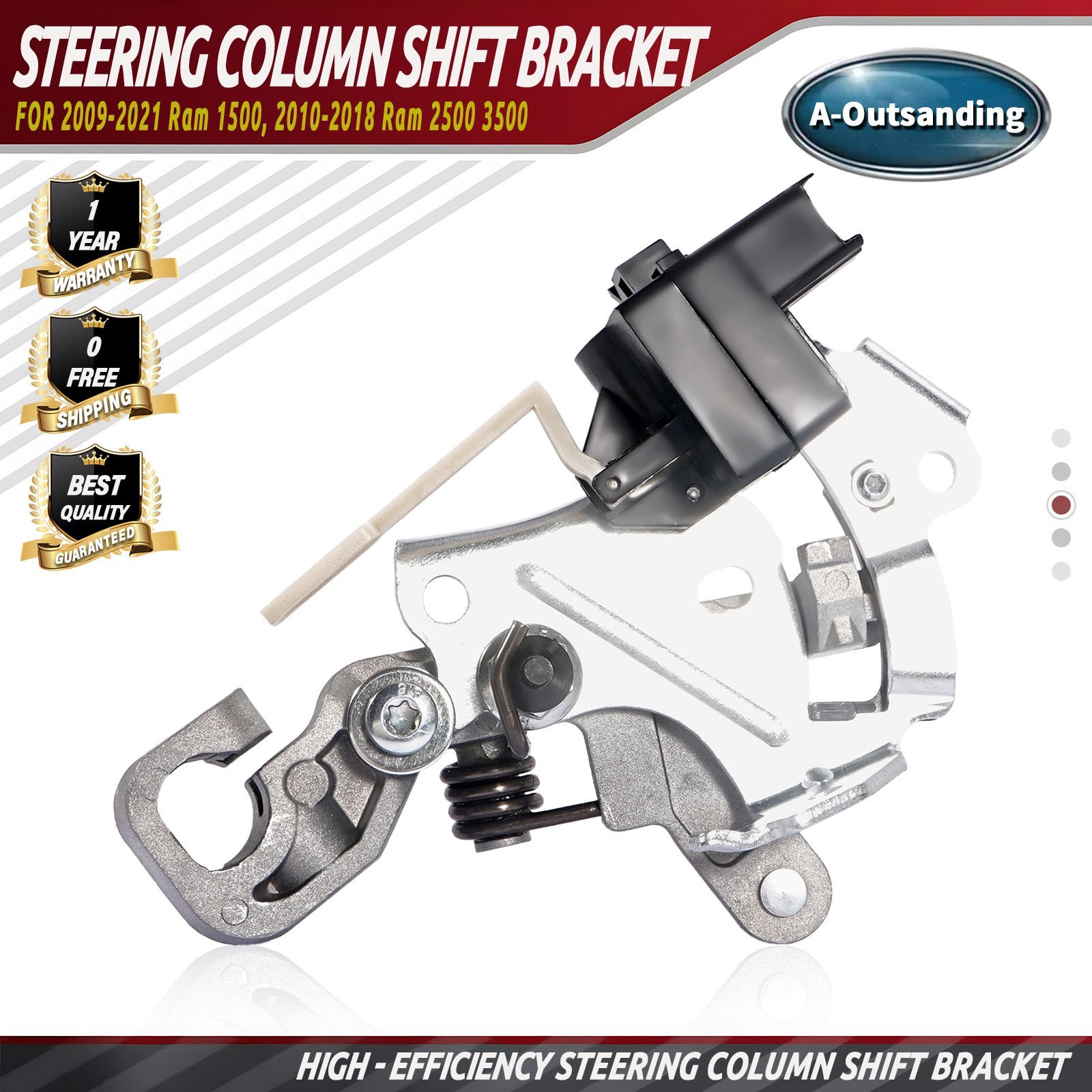Steering Column Gear Shift Bracket Sensor For 09-21 Ram 1500 10-18 Ram 2500 3500