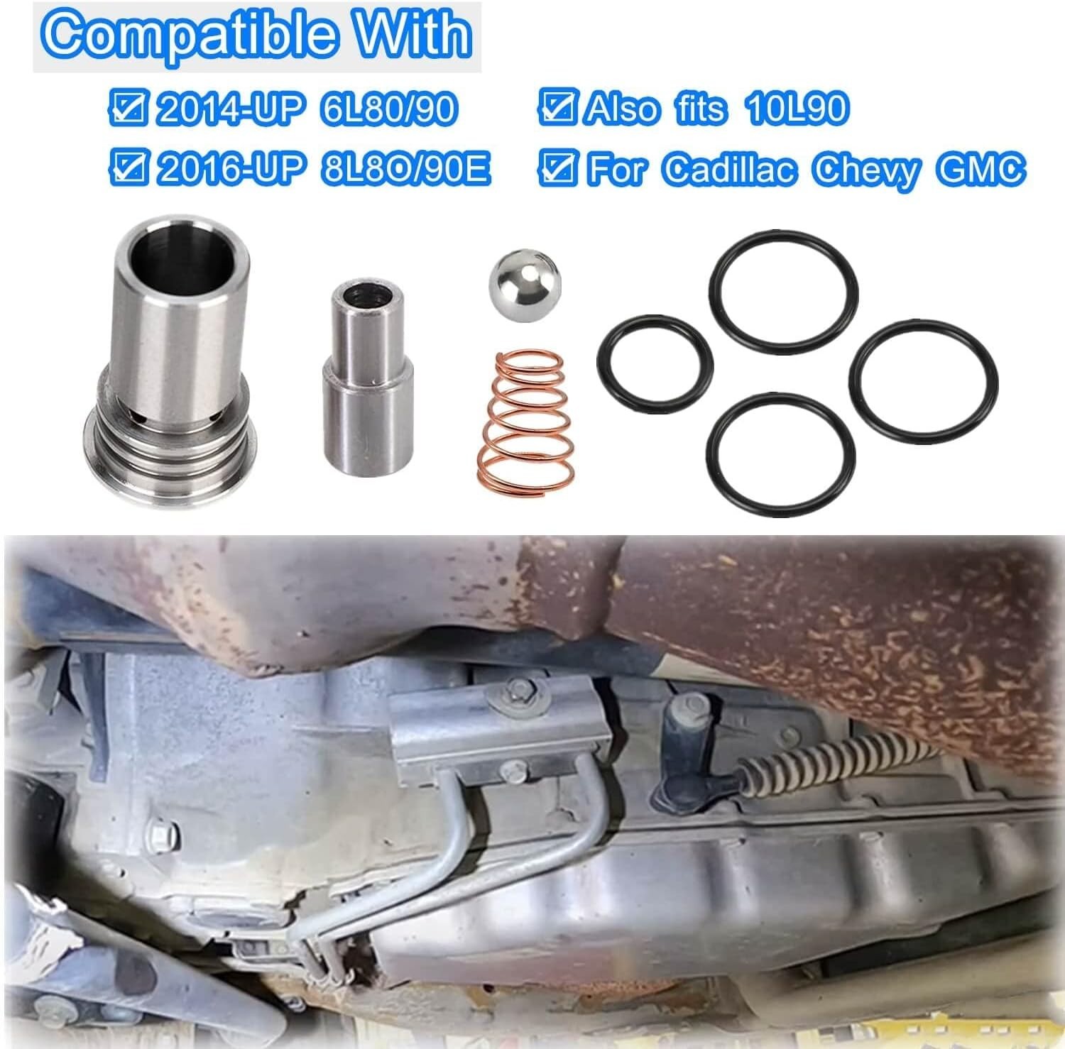 Transmission Cooling System Upgrade Kit 6L80 6L90 8L80 8L90E 10L90