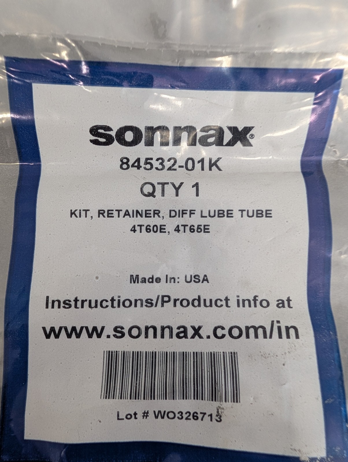 4T60E 4T65E Transmission Lube Tube Retainer (Differential) Sonnax 84532-01K
