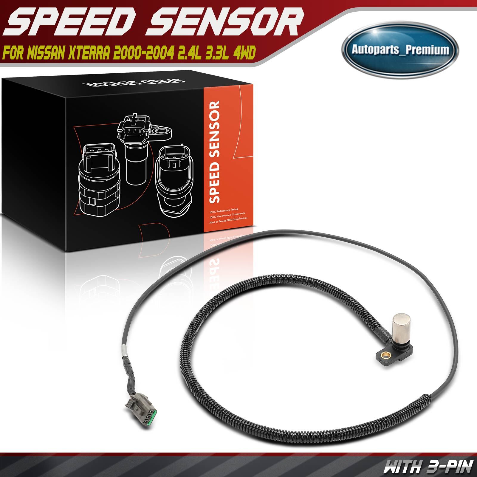 Input Automatic Transmission Speed Sensor for Nissan Xterra 2000-2004 4WD 3.3L