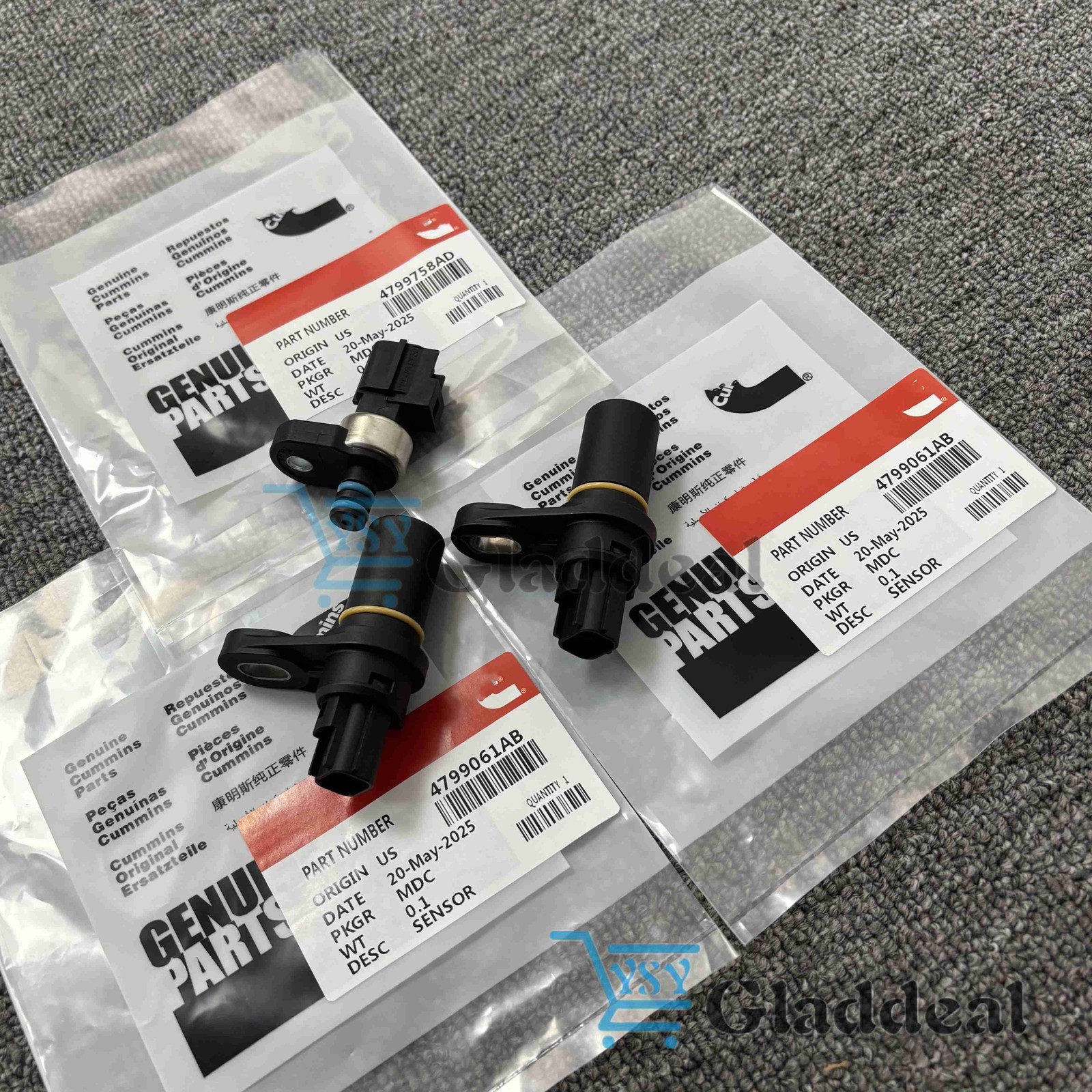 New Updated Pressure Transducer Sensor Set For 45RFE 545RFE 68RFE