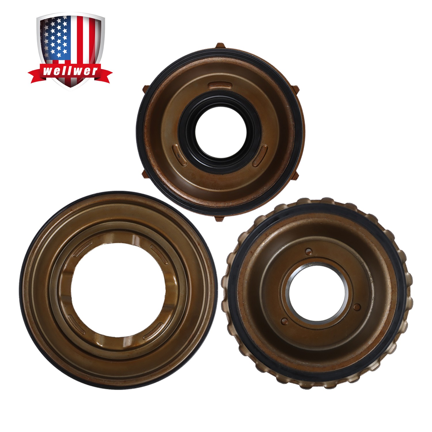 AB60F Transmission Piston Kit for Toyota AB60E LEXUS Bonded Clutch Apply Pistons