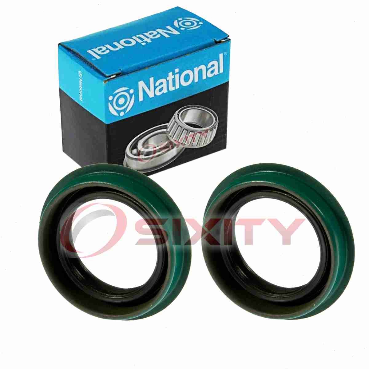 2 pc National Transmission Output Shaft Seals for 2000-2011 Ford Focus ll