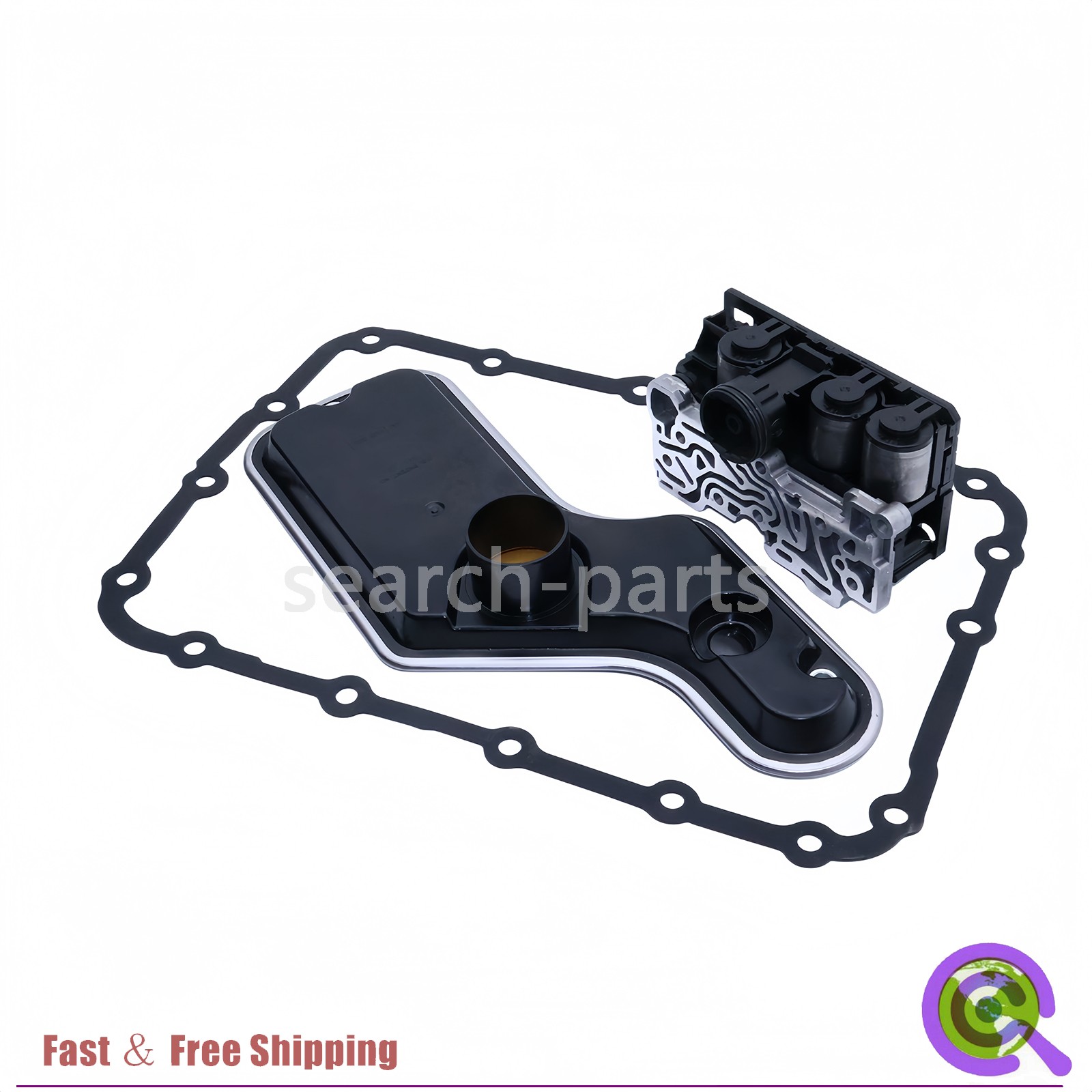 For Ford Mustang 9L2Z7G391AA 5R55W 5R55S Transmission Shift Solenoid+Filter Kit