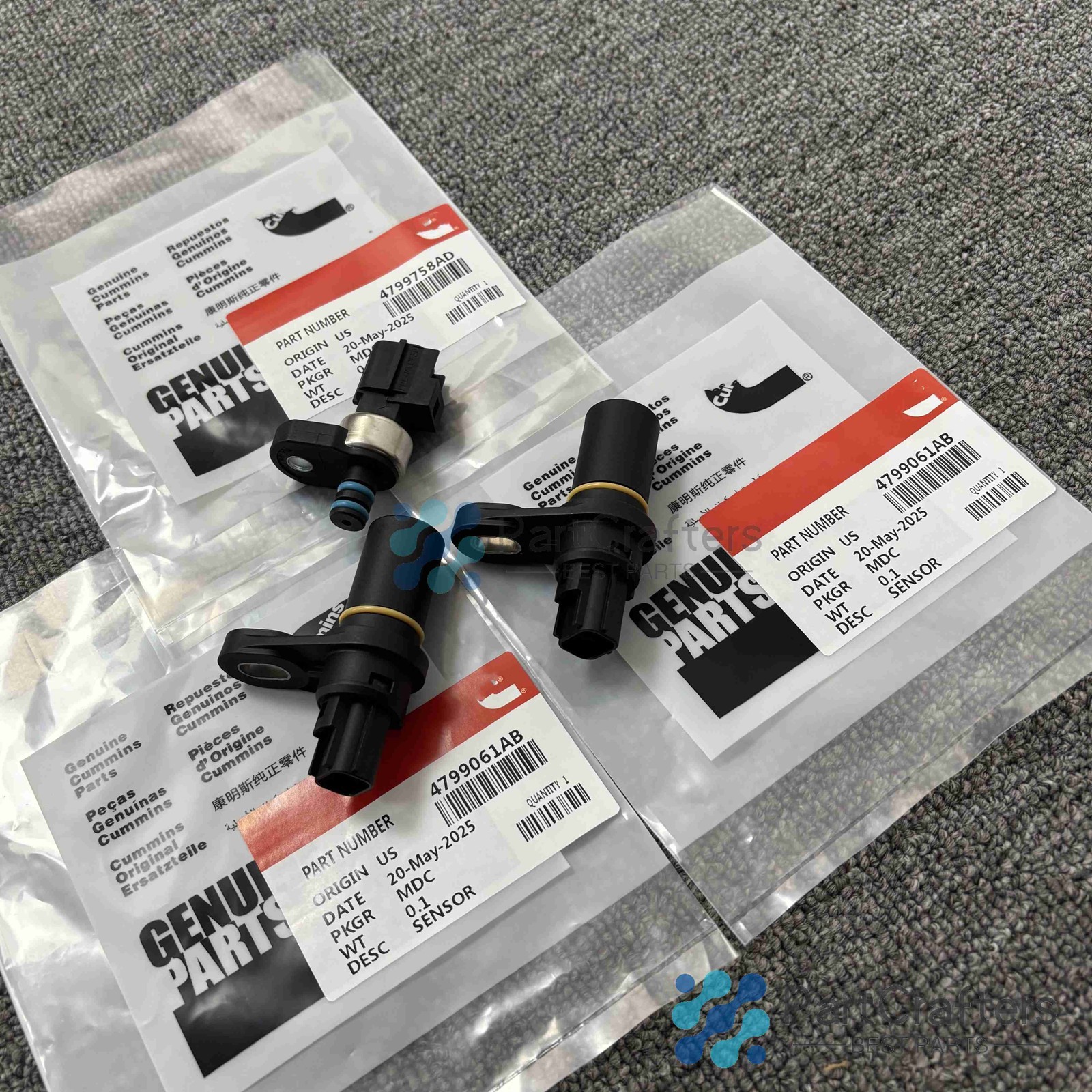 New Updated Pressure Transducer Sensor Set Fit For 45RFE 545RFE 68RFE