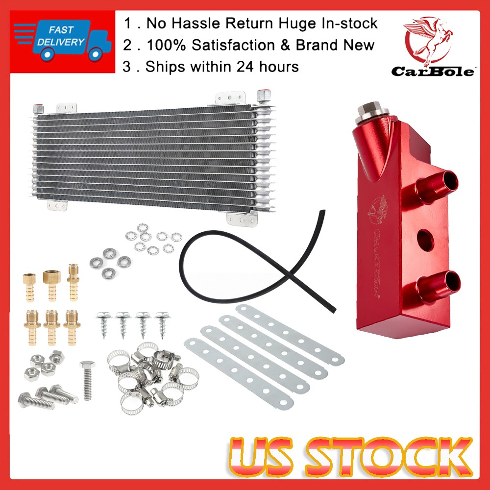 Transmission Trans Fluid Thermal Valve & Oil Cooler 40K For GM 6L80 SUV 6-Speed