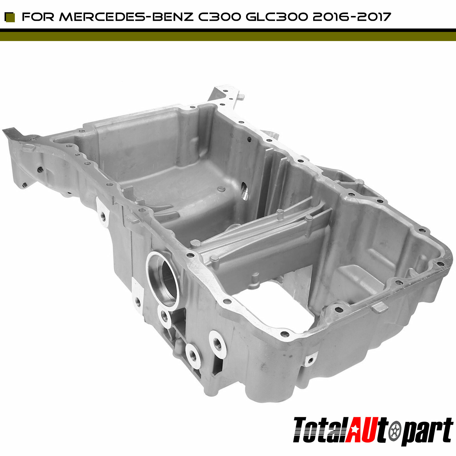 Engine Oil Pan Upper for Mercedes-Benz C300 GLC300 W205 X253 2016-2017 L4 2.0L