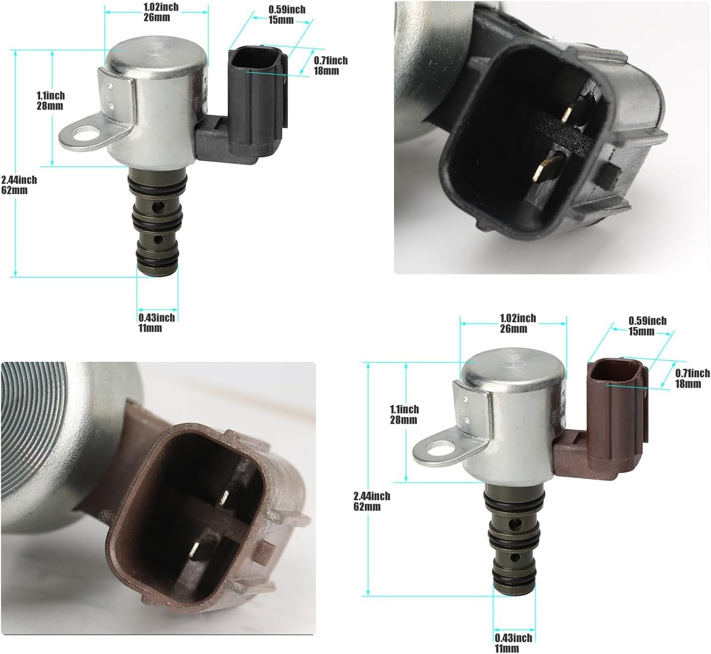 For HONDA ACURA CL MDX TL Transmission Shift Control Solenoid Valve B&C Kit