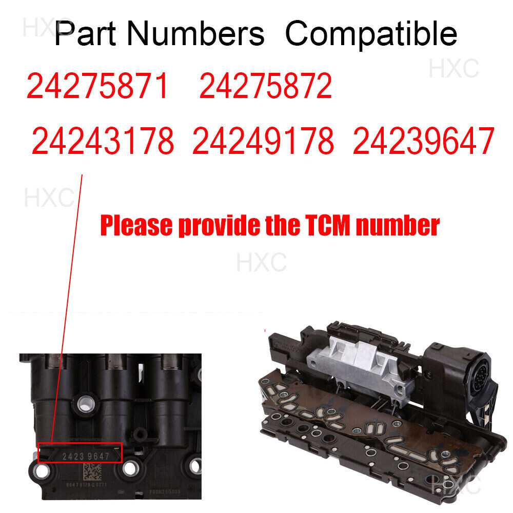 6 Speed 6L80 6L90 Automatic Transmission Control Valve Body Module TCU TCM Need