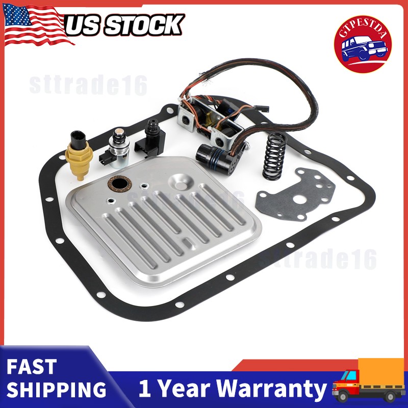 Pressure Solenoid Sensor Transducer Transmission Kit For 2000-On 46RE 47RE 48RE